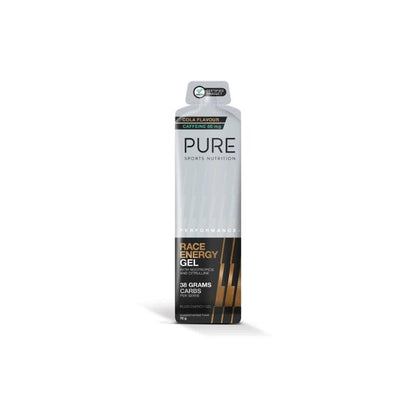 Pure Performance Race Energy Gel 70g + Caffeine Cola