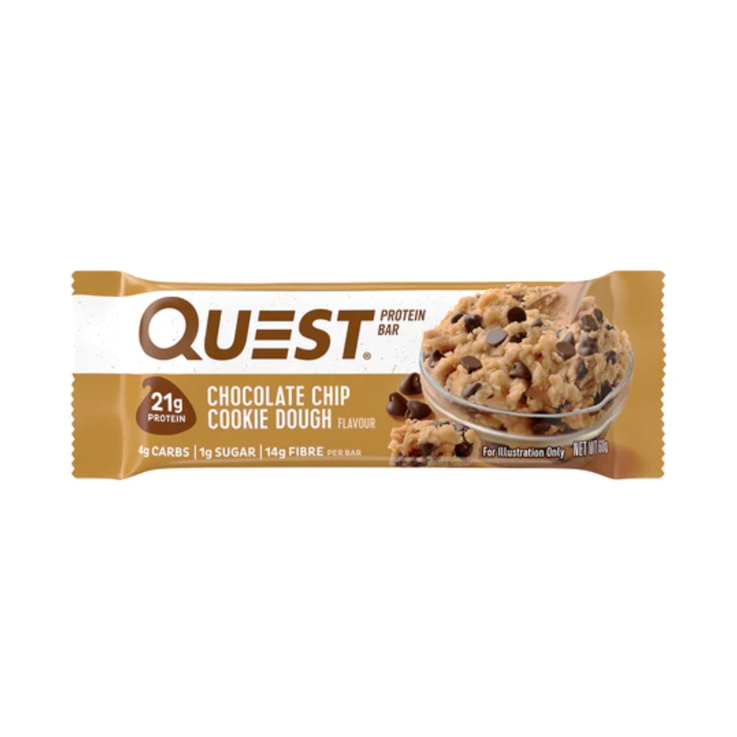 Quest Bar - Choc Chip Cookie Dough Single
