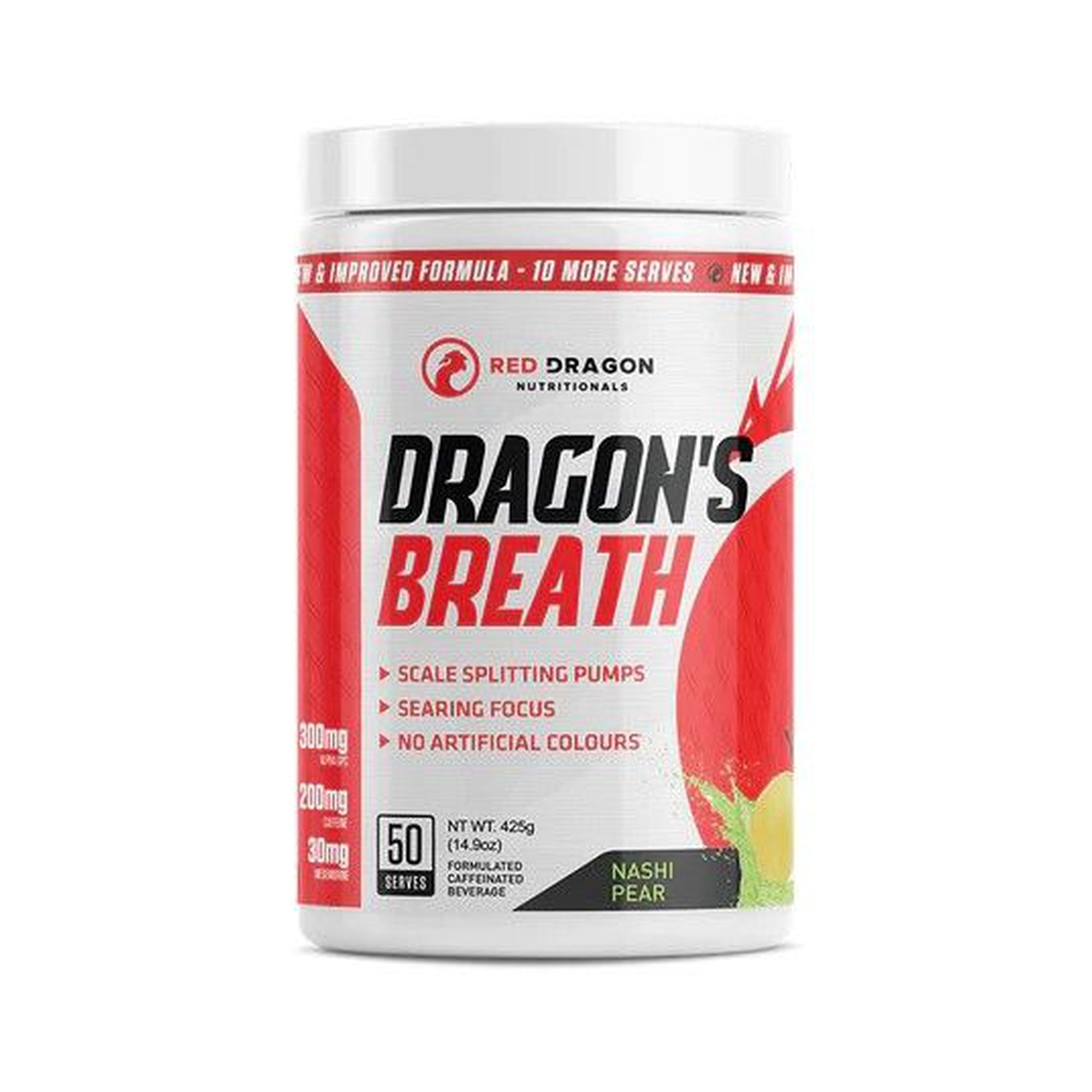 Red Dragons Breath White Pre Workout