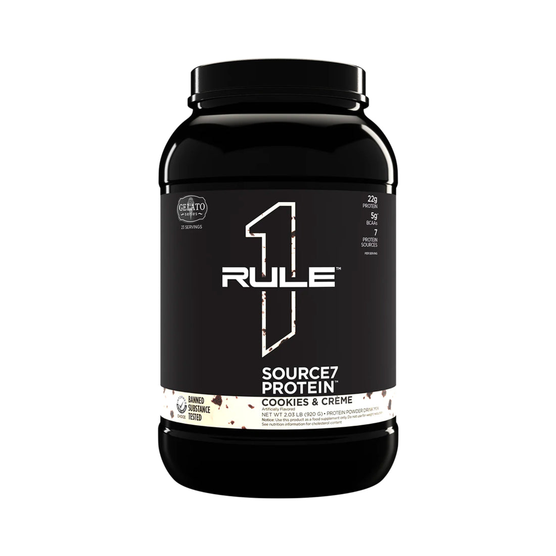 Rule 1 Source 7 Protein - Cookies and Creme 2LB