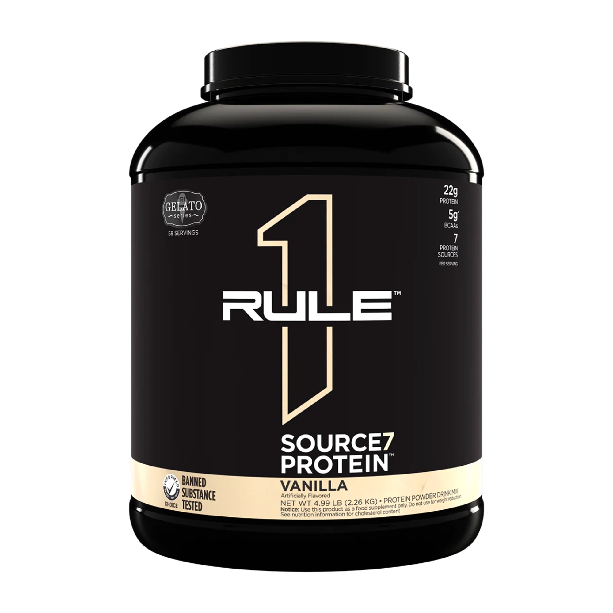 Rule 1 Source 7 Protein - Vanilla 5LB