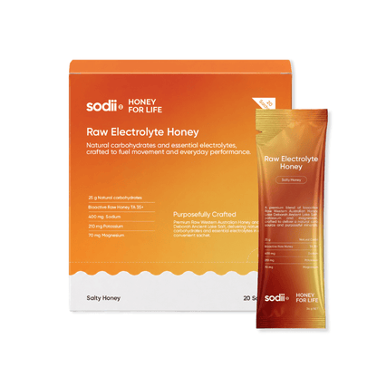 Sodii Raw Electrolyte Honey Sachet Sodii