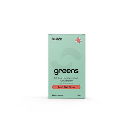 Switch Nutrition Greens - 20 serve Cloudy Apple