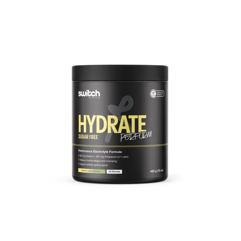 Switch Nutrition Hydrate Perform Sugar Free Switch Nutrition - Lemon Lime
