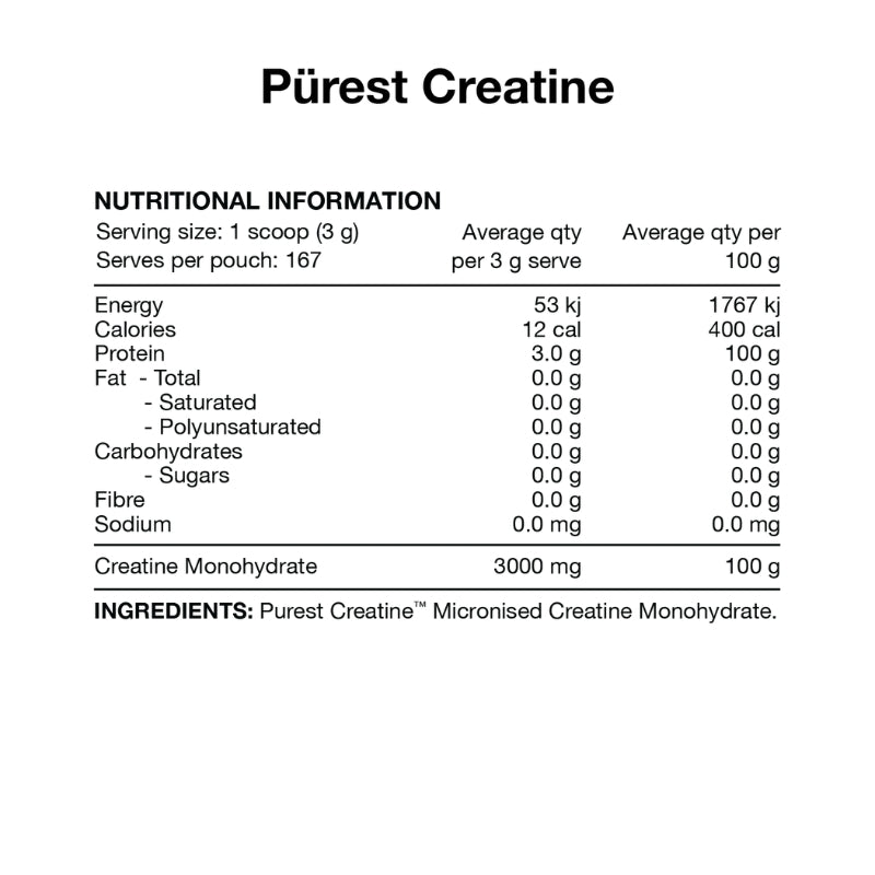 Switch Nutrition Purest Creatine Monohydrate NIP