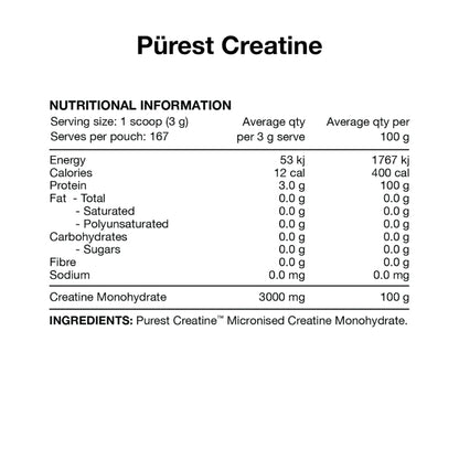 Switch Nutrition Purest Creatine Monohydrate NIP