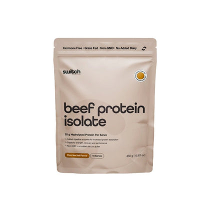 Switch Nutrition Beef Protein Isolate 15 serve Choc Sea Salt