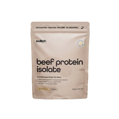 Switch Nutrition Beef Protein Isolate 15 serve Iced Latte