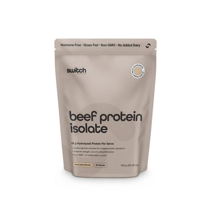 Switch Nutrition Beef Protein Isolate 25 serve Iced Latte