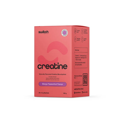Switch Nutrition Flavoured Creatine Monohydrate Sachets - Mango Passionfruit