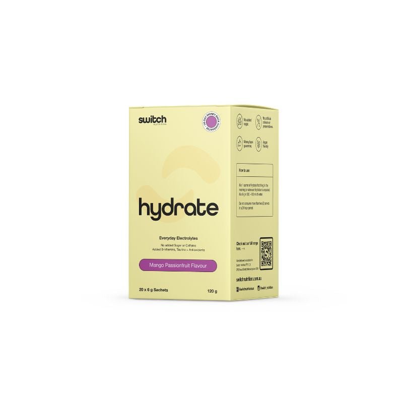Switch Nutrition Hydrate Switch Sachets Switch Nutrition