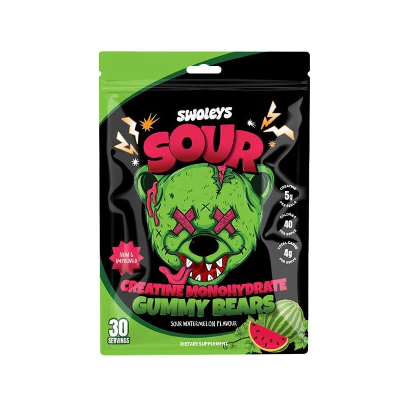 Swoleys Creatine Monohydrate Gummy Bears - Sour Watermelon