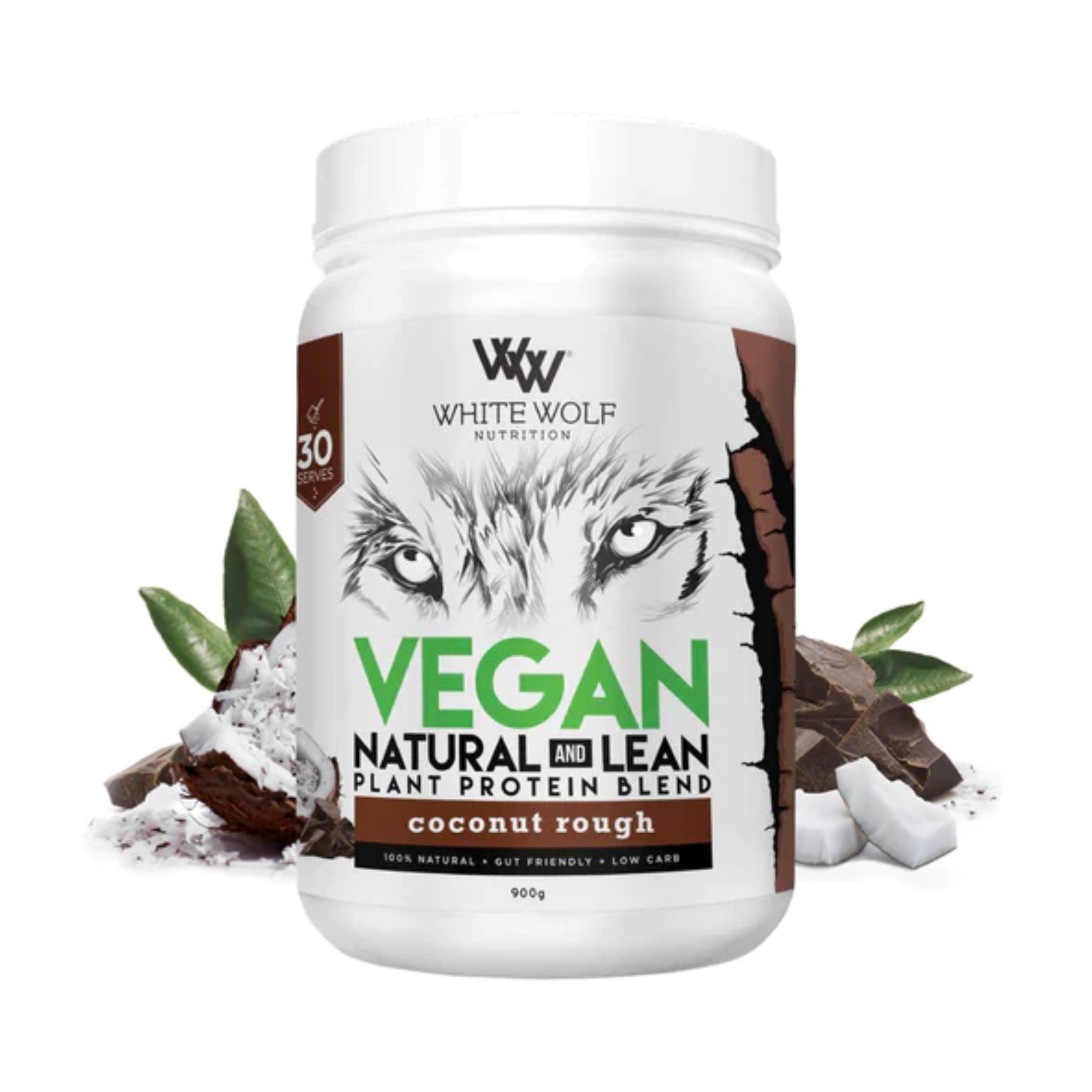 White Wolf Vegan Natural And Lean Plant Protein Powder