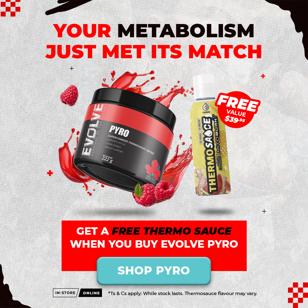 FREE Thermosauce when you buy Evolve Pyro | Value $39.95
