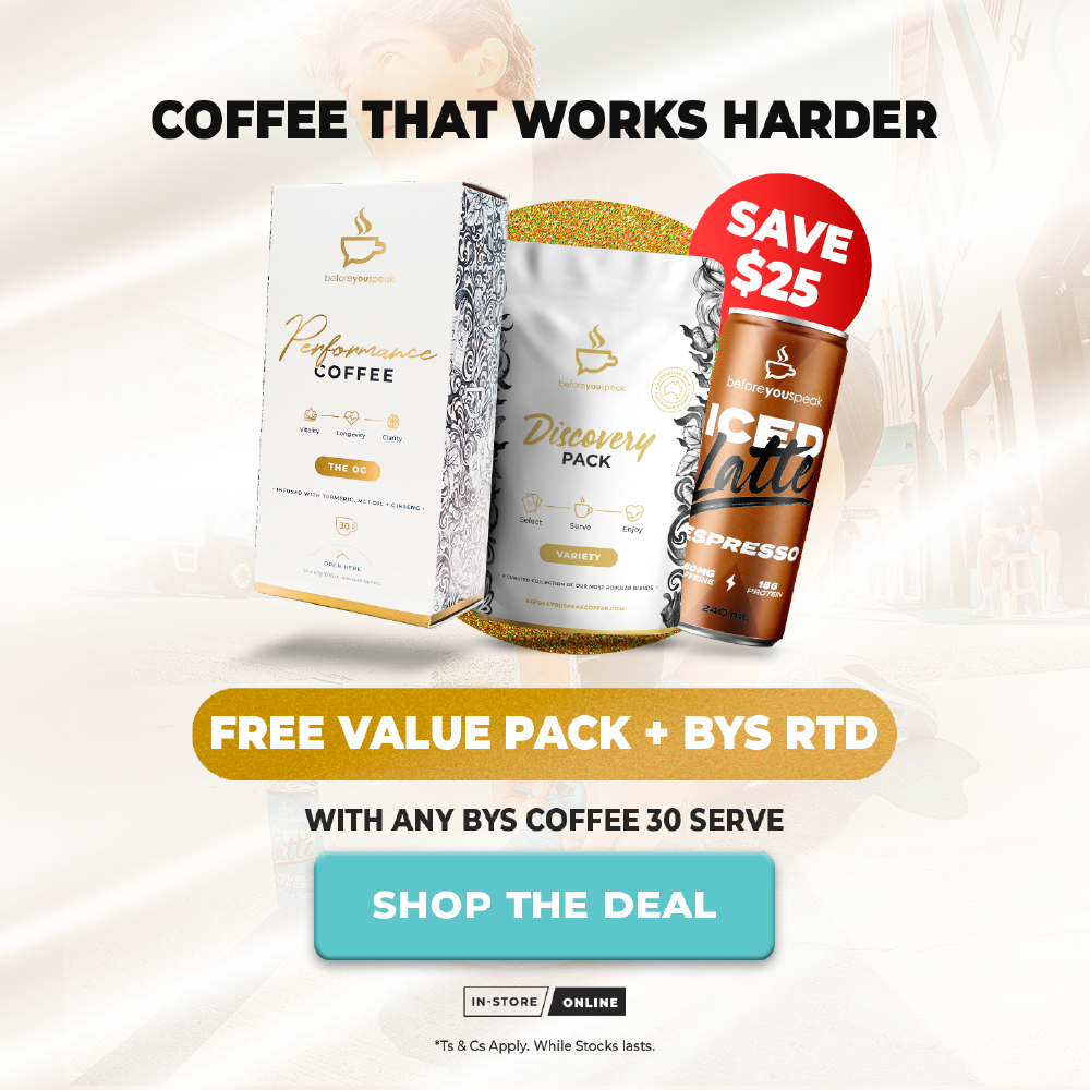 FREE Value Pack + RTD when you buy any 30 serve Collagen Coffee
