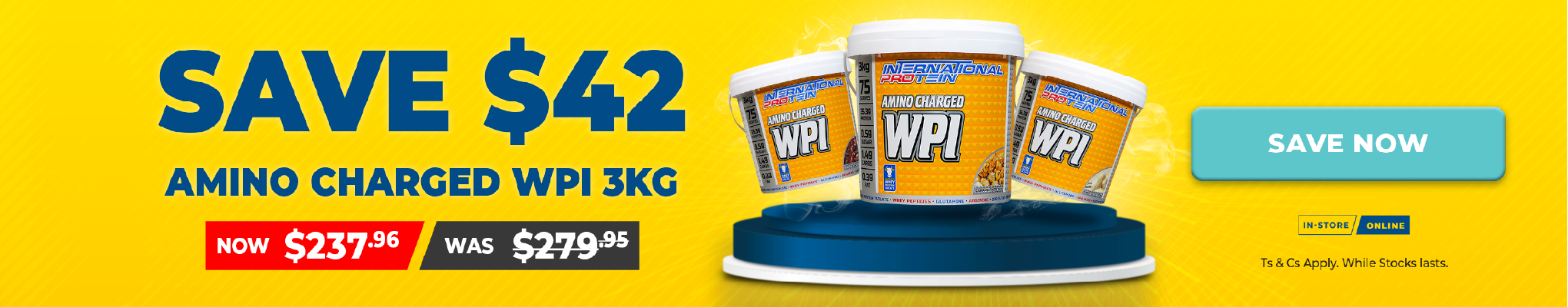 SAVE $42 Amino Charged WPI