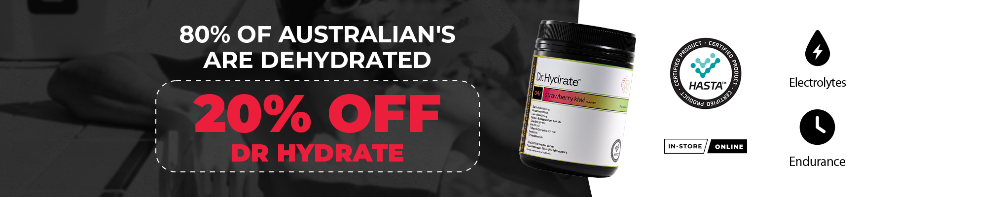 20% OFF DR HYDRATE