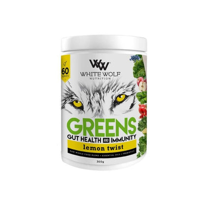 White Wolf Greens + Gut Health Immunity 300g Clearance Online Clearance
