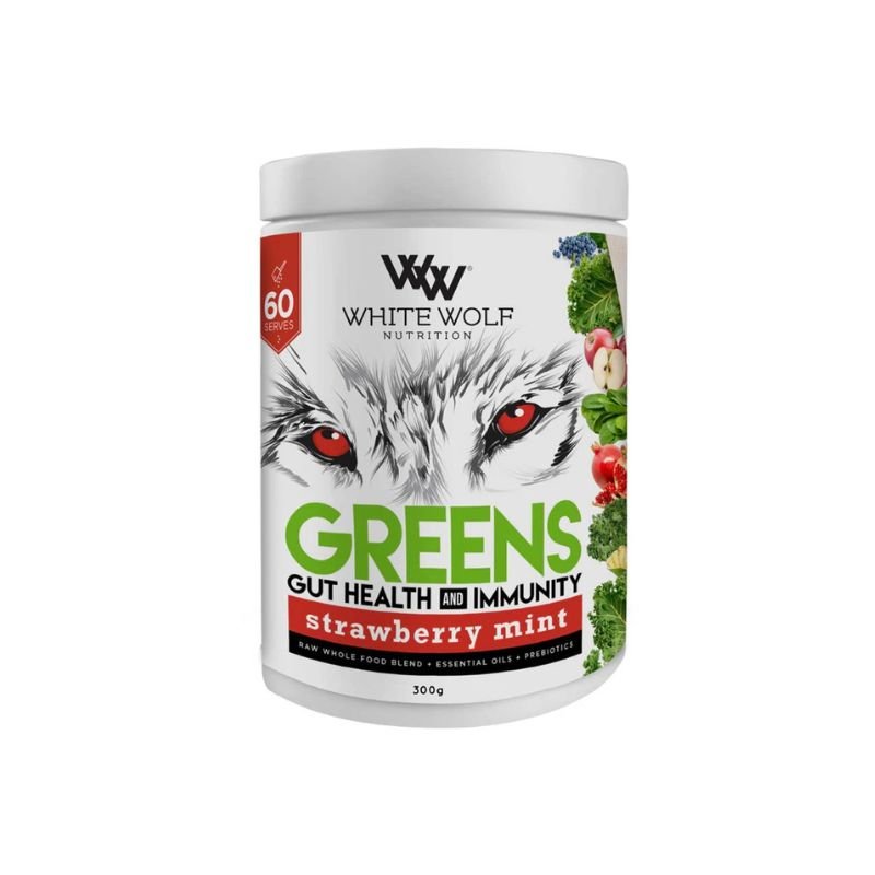 White Wolf Greens + Gut Health Immunity 300g Clearance Online Clearance