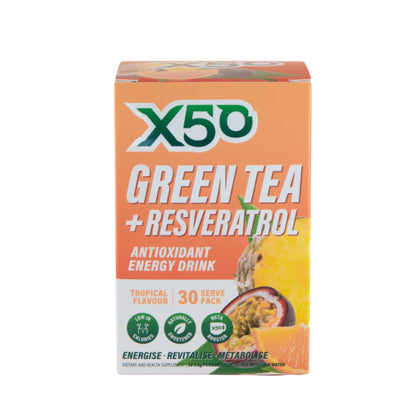 X50 GreenTea - 30 Serve Tropical