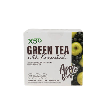 X50 GreenTea - 60 Serve Apple Berry