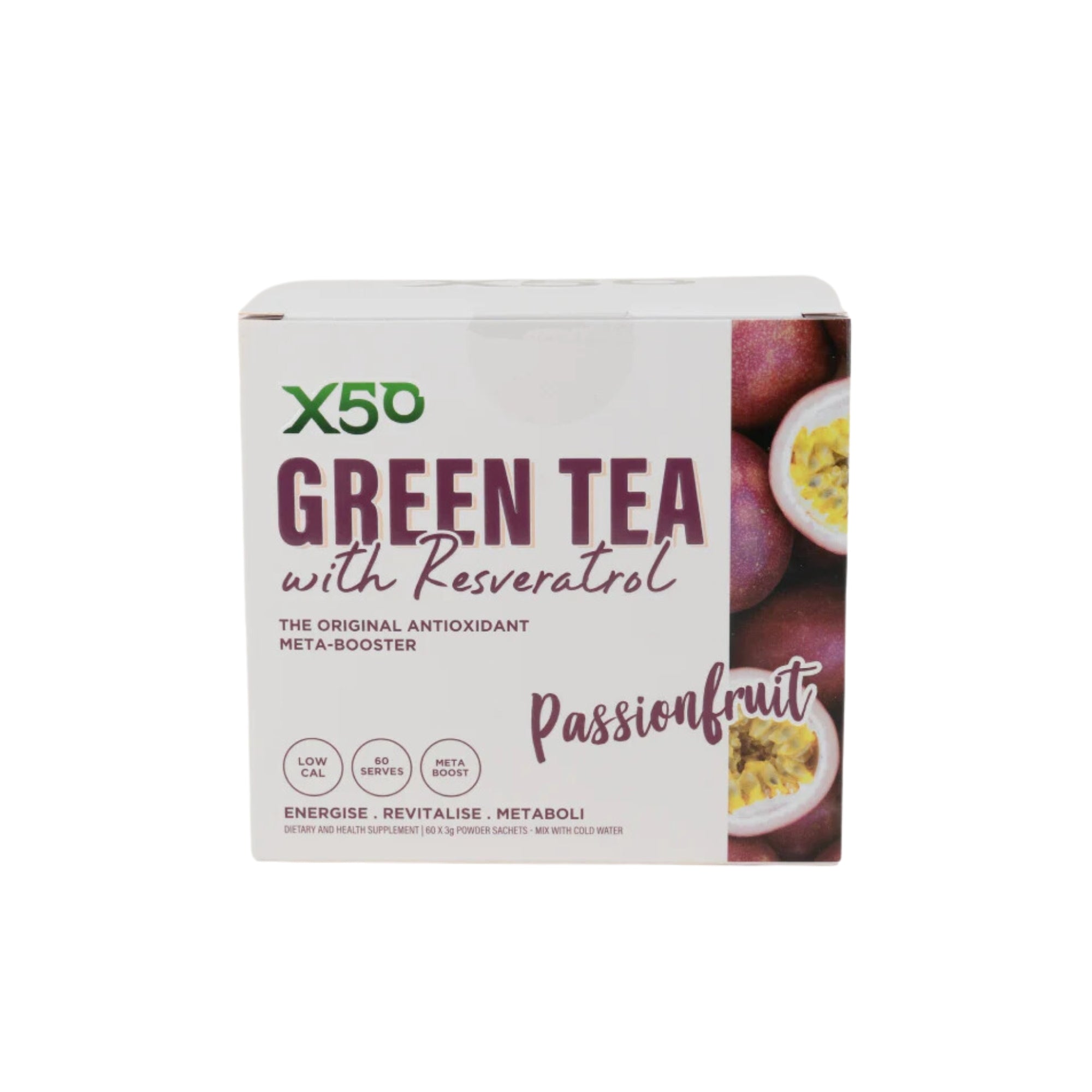 X50 GreenTea - 60 Serve Passionfruit
