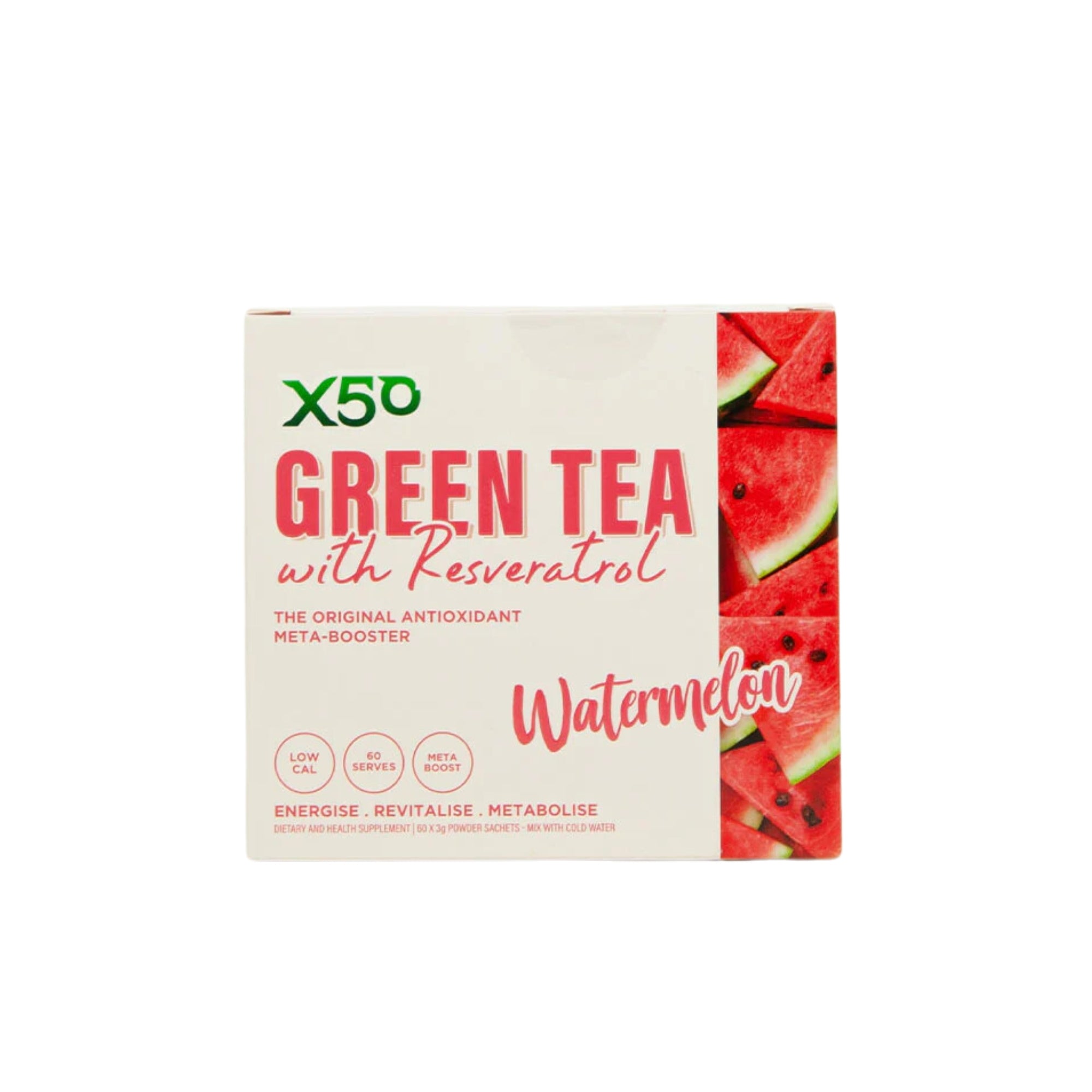 X50 GreenTea - 60 Serve Watermelon