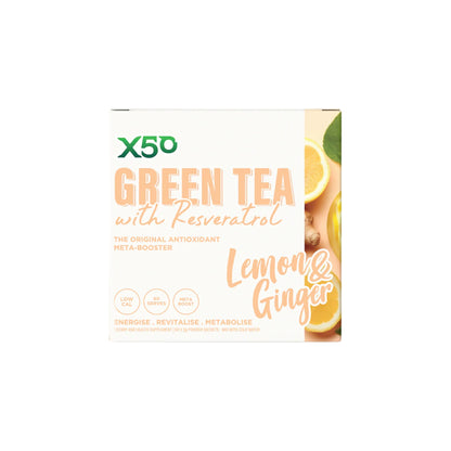 X50 Green Tea - Lemon and Ginger