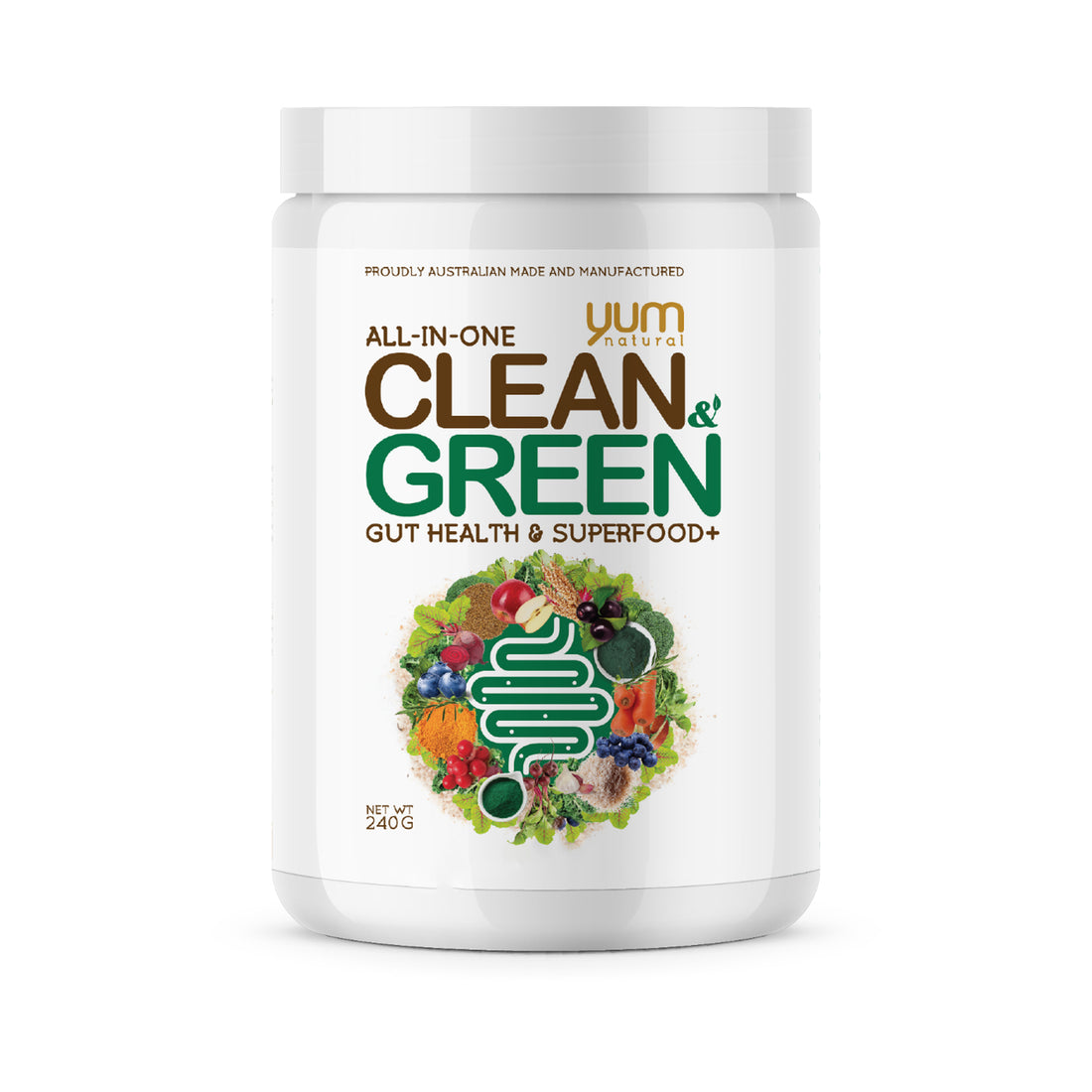 Yum Clean And Green Greens Powder