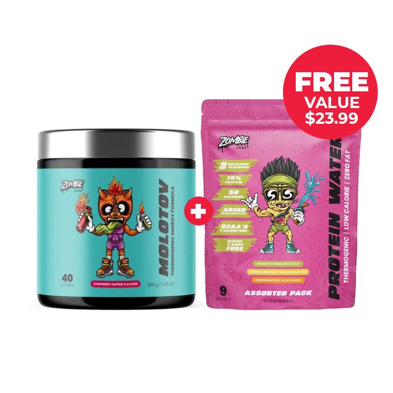 Zombie Labs Molotov + FREE Protein Water | Value $23.99