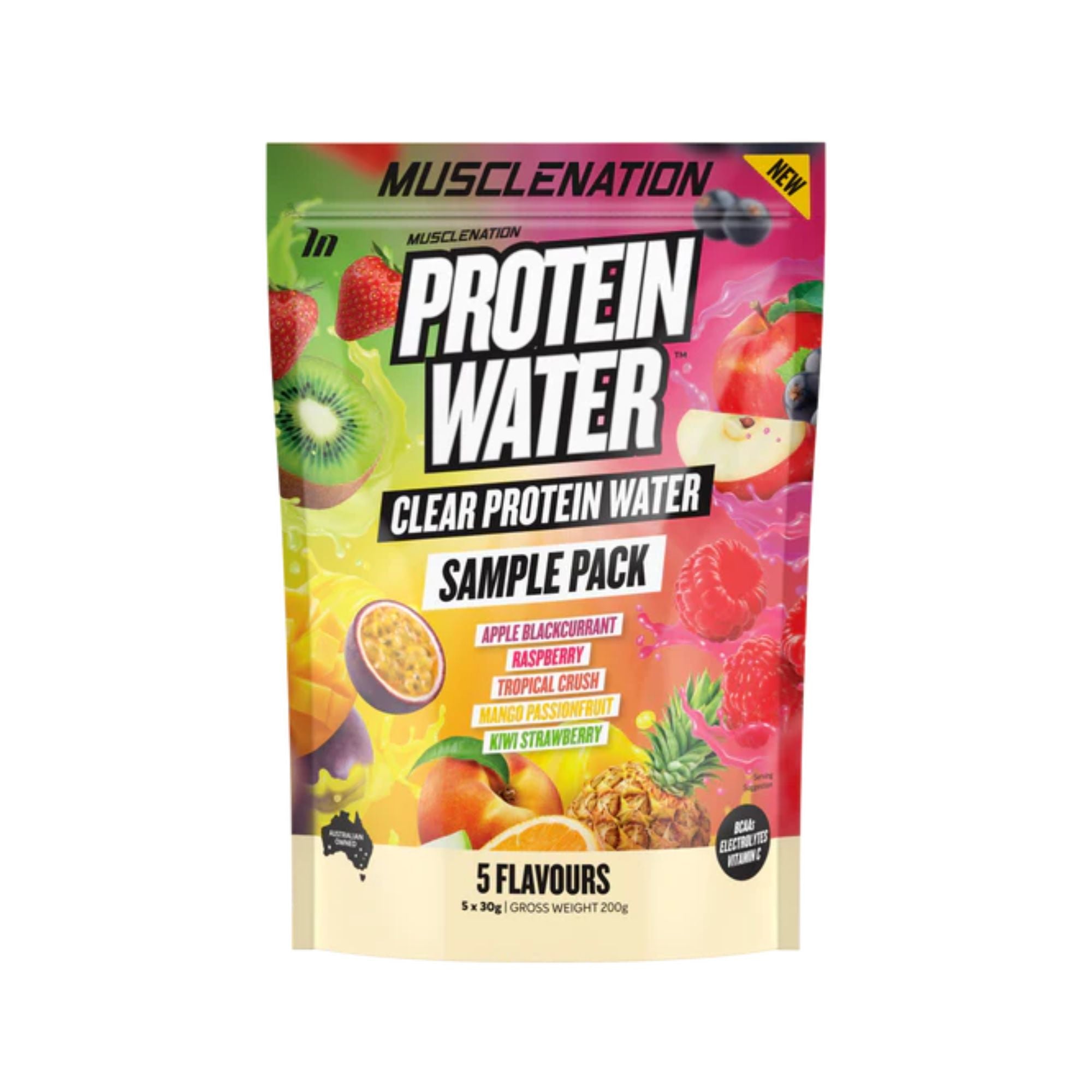 Muscle Nation Protein Water Sample Pack