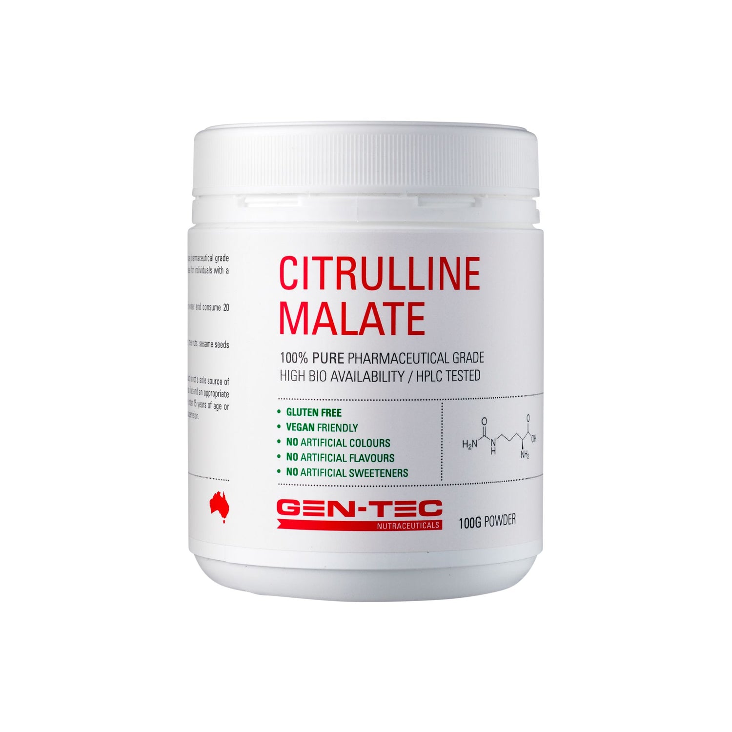 Gentec Citrulline Malate Nutraceuticals