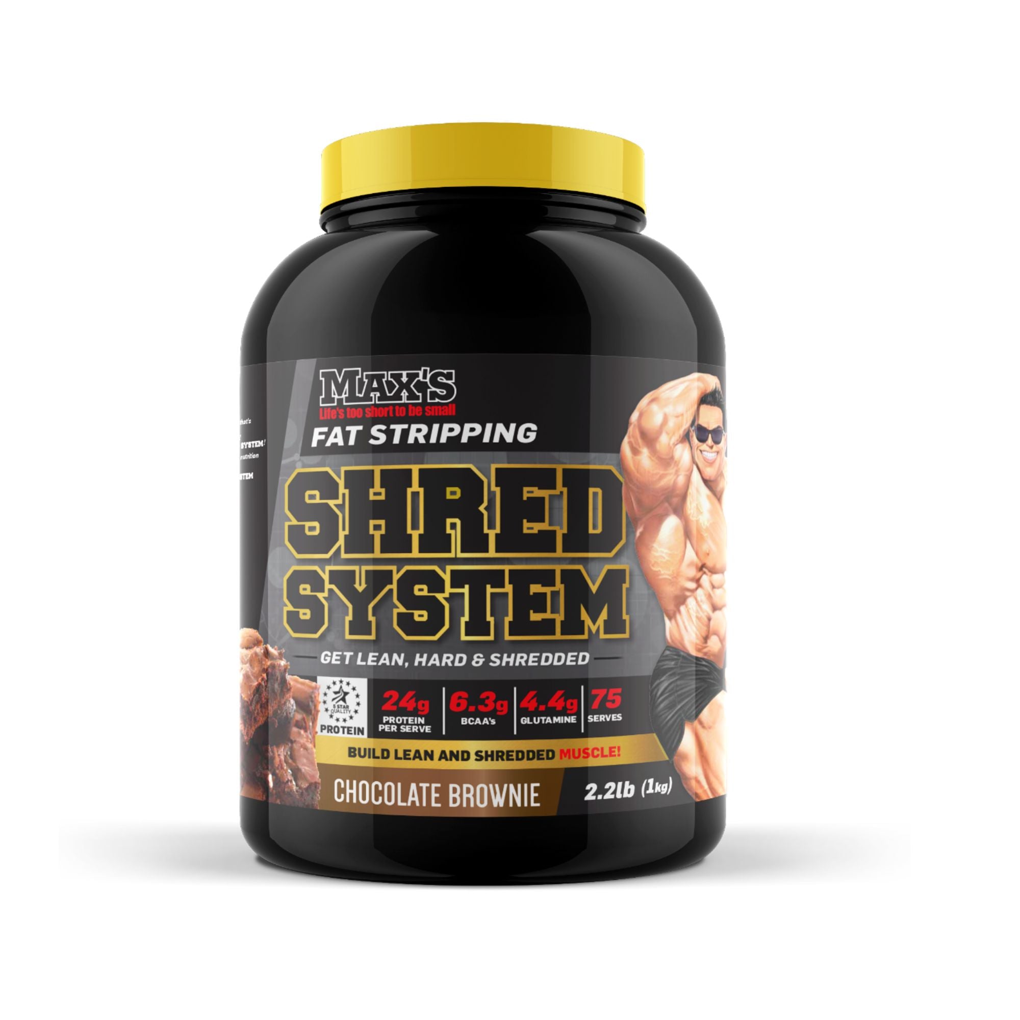 Maxs Supplements Shred System Protein Powder Fat Burning