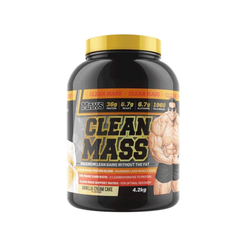 Maxs Supplements Clean Mass - Australian Sports Nutrition