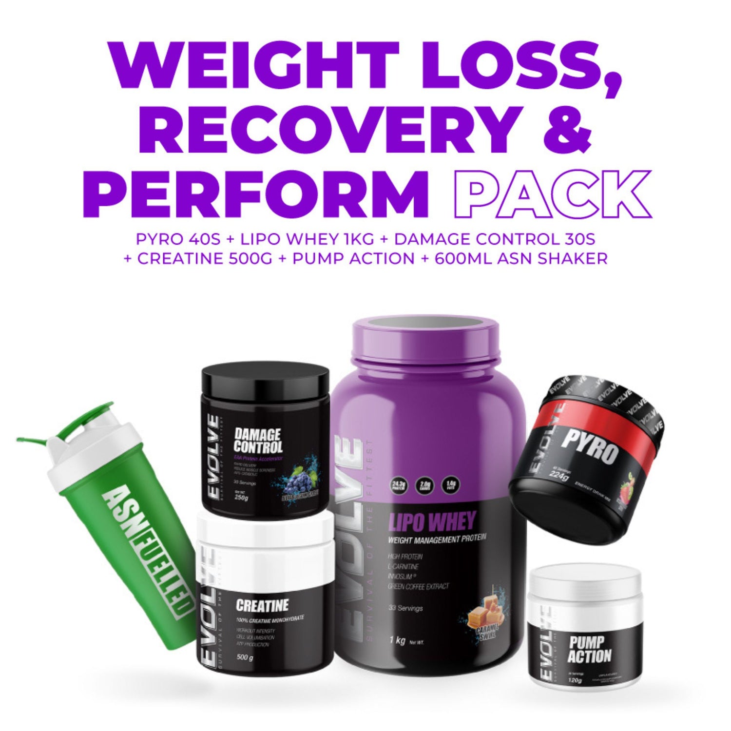 Jake Campus Weight Loss, Recovery and Performance Pack