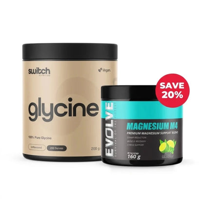Evolve Magnesium M4 + Switch Nutrition Glycine Bundle Evolve Nutrition
