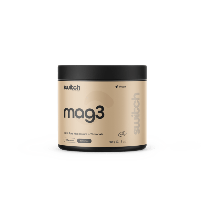Switch Nutrition Magnesium L-Threonate Powder (Mag3) Twin Pack