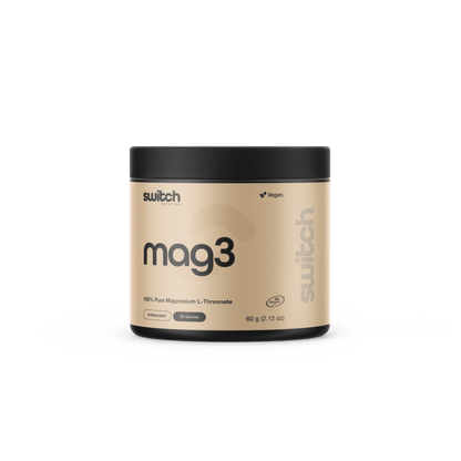 Switch Nutrition Magnesium L-Threonate Powder (Mag3) Twin Pack
