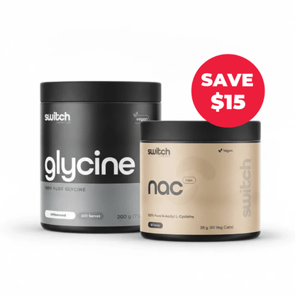 Switch Nutrition Glycine + N-Acetyl Cysteine (NAC) Bundle Fast Bundle